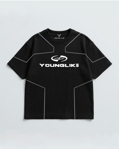 Oversized t-shirts black#1045