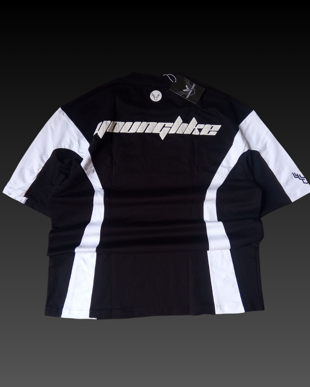 Oversized t-shirts 2 ps Black and white#1999