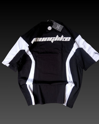 Oversized t-shirts 2 ps Black and white#1999