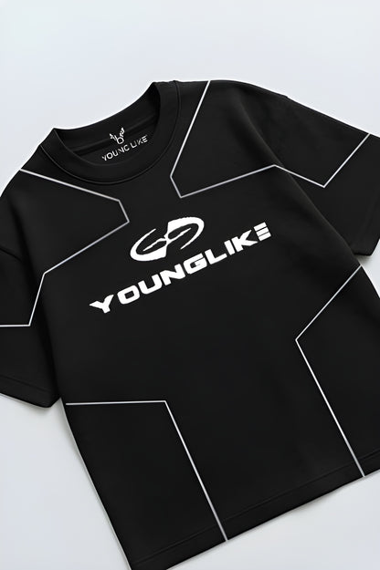 Oversized t-shirts black#1045
