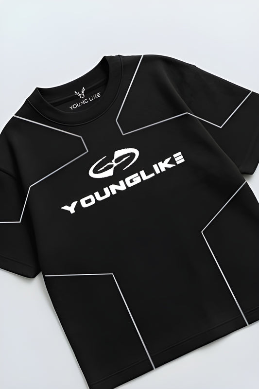 Oversized t-shirts black#1045